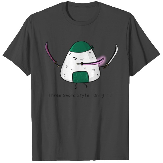 Cute Onigiri Cosplay Zoro T Shirts