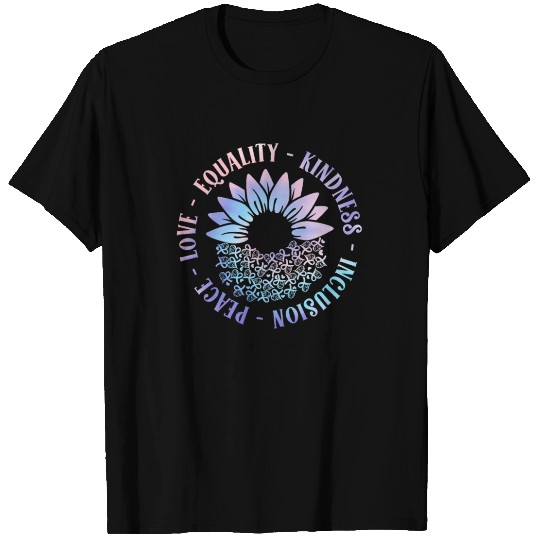 Inclusion Love Peace Kindness Solidarity T Shirts