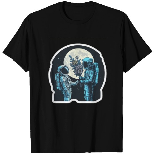 astronaut give flower T Shirts