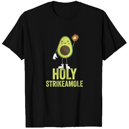 Holy Strikeamole Baseball Softball Avocado T Shirts