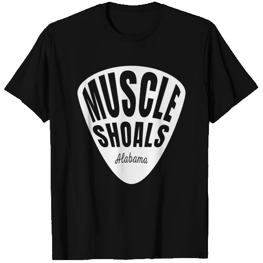 Muscle Shoals Albm Guitar Pick Music Recording T Shirts