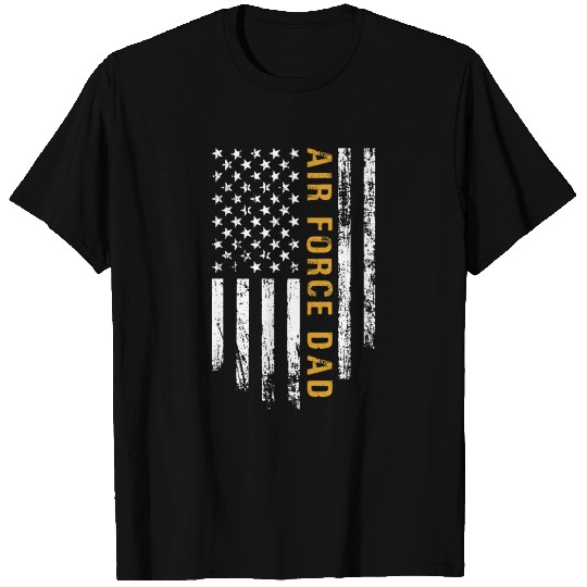 USA Flag Air Force Dad PILOT T Shirts