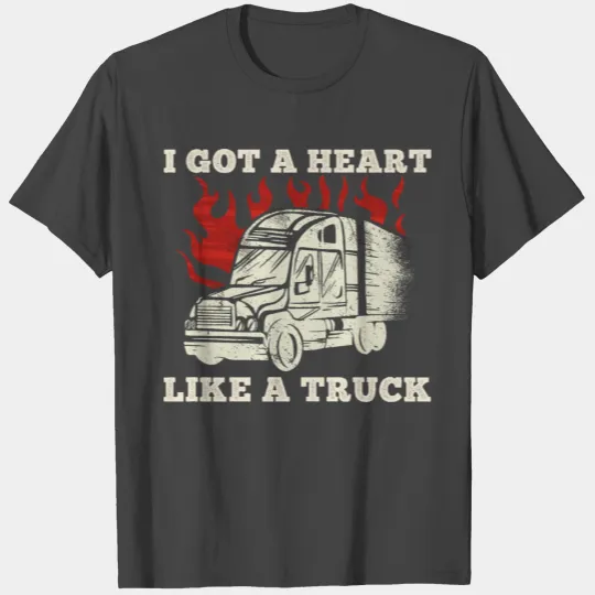 I Got A Heart Like A Truck Western Sunset Cowgirl T Shirts