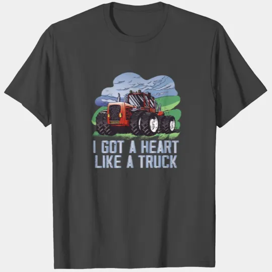 I Got A Heart Like A Truck Western Sunset Cowgirl T Shirts