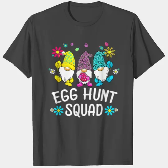 Cute Gnomes Easter Egg Hunt Squad Gnomes Easter T Shirts