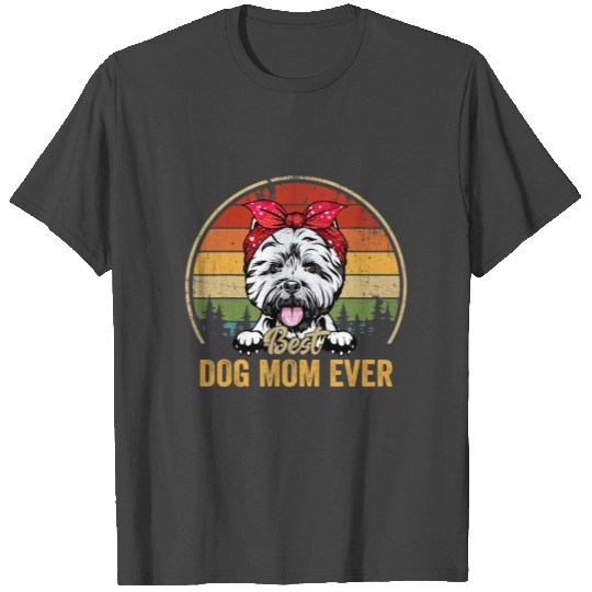 Bichon Frise Best Dog Mom Mothers Day T Shirts
