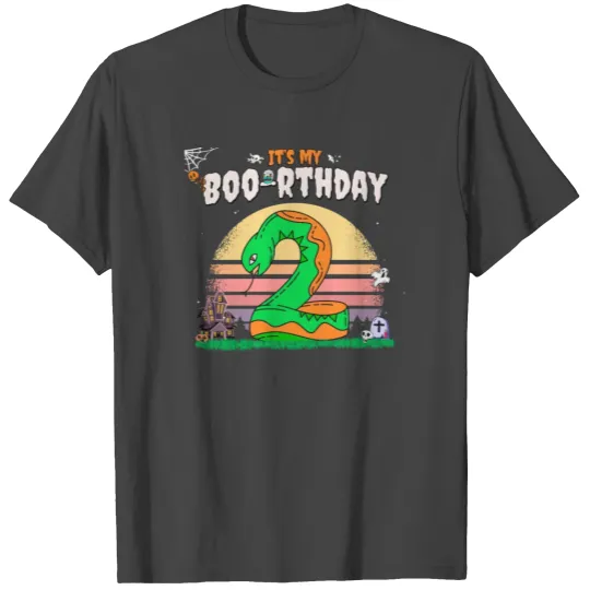 It's my Boo-rthday, Funny Halloween 2 Years Old T Shirts