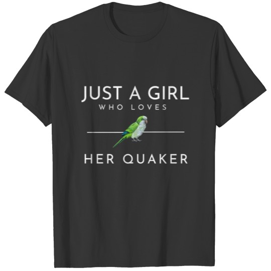 Blue Quaker Parrot Mom T Shirts