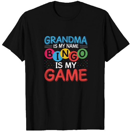 Bingo Card Game Grandma Bingo Player Bingo Cards T Shirts