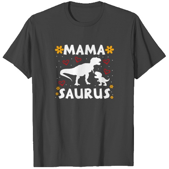 Mamasaurus Mother's Day Mom Dinosaur Mom Saurus T Shirts