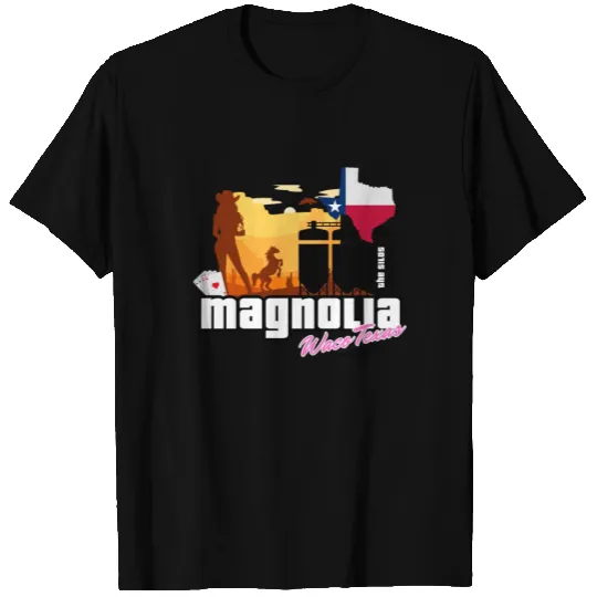 Magnolia Waco Texas The Silos Comic T Shirts