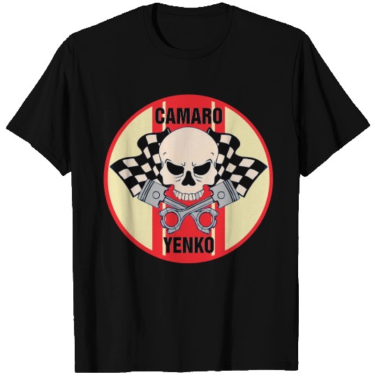 Camaro Yenko skull & pistons T Shirts