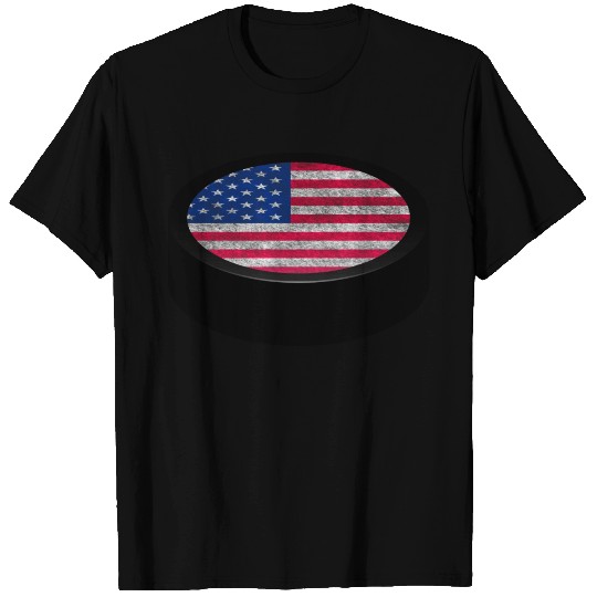 Team USA Hockey Puck T Shirts