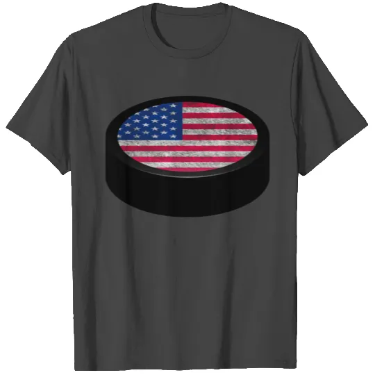 Team USA Hockey Puck T Shirts