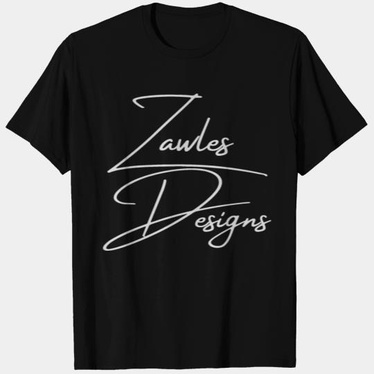 Zawles Designs Logo Light Grey TeeShirt T Shirts