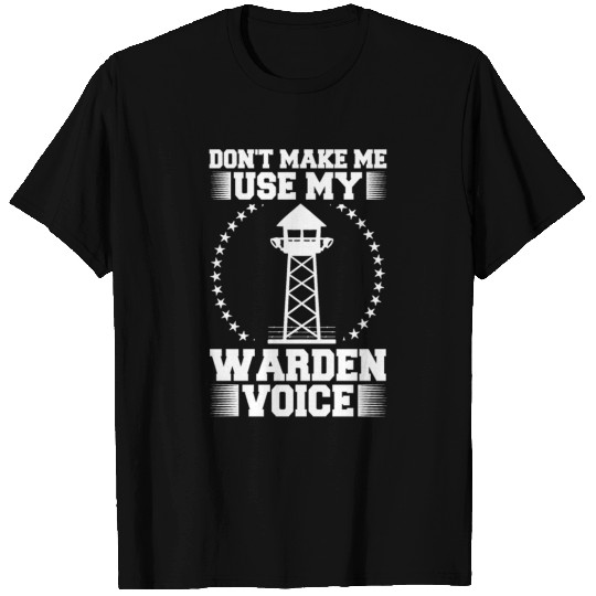 Prison Warden Correctional Officer Facility T Shirts