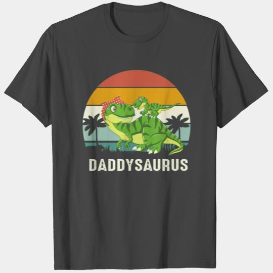 Daddysaurus Funny Papasaurus Fathers Day T Shirts