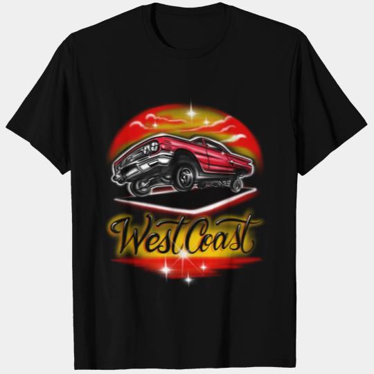 West Coast red car low life T Shirts