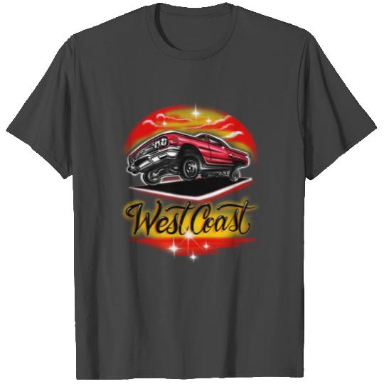 West Coast red car low life T Shirts
