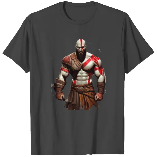 iconic Kratos, the God of War T Shirts