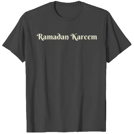 Ramadan Typography T Shirts