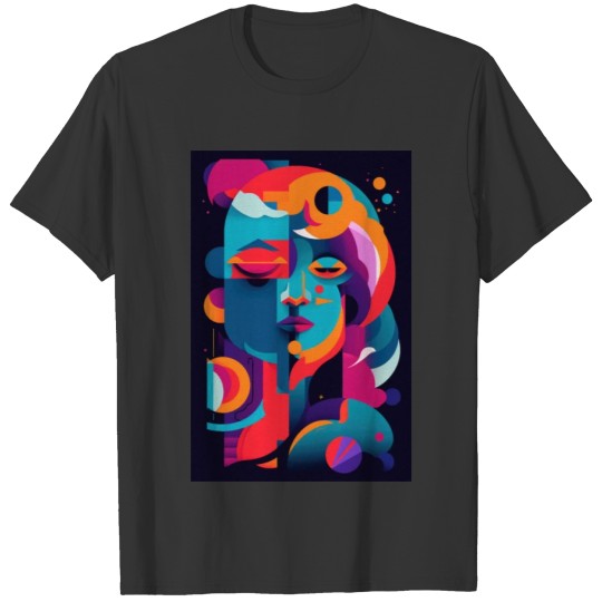 Abstract Face Art - Bold and Beautiful T Shirts