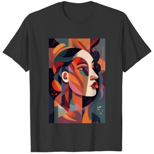 Abstract Face Art - Dreamy and Whimsical T Shirts