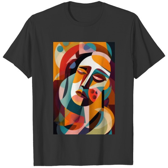 Abstract Face Art - Sinking in Despair T Shirts