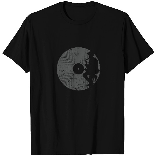Blues or Jazz on Vinyl Record T Shirts
