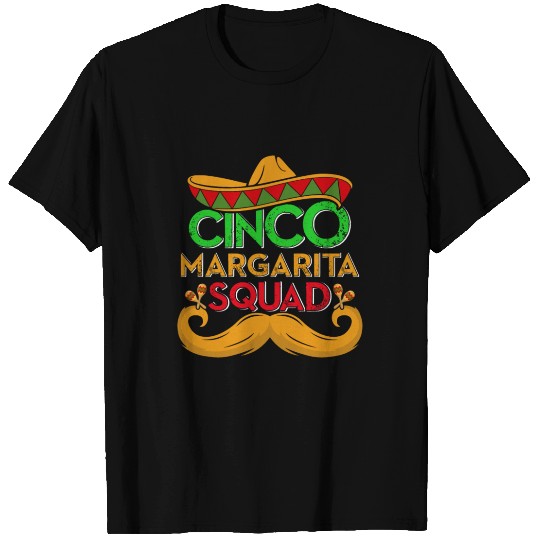 Cinco de Mayo Margarita Squad Drink Party T Shirts