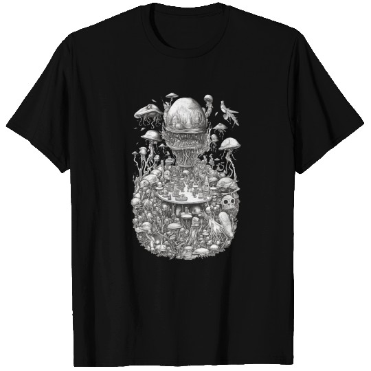 Fantasy AI, Aliens Feast T Shirts