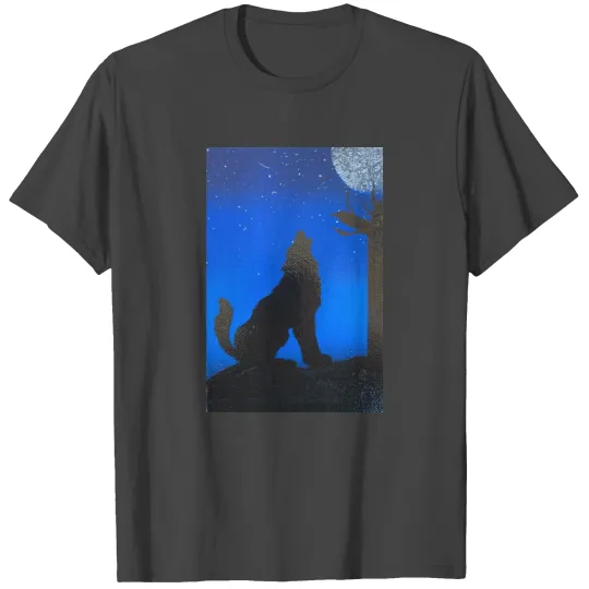 Howling wolf T Shirts