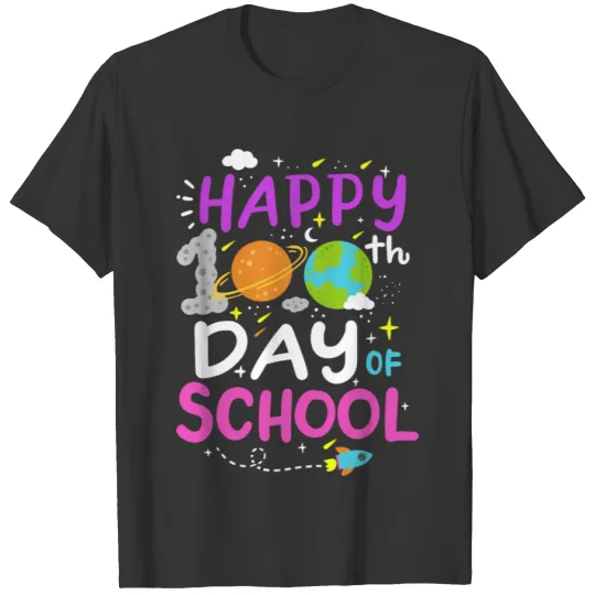100 Days of School Science Teacher Student T Shirts