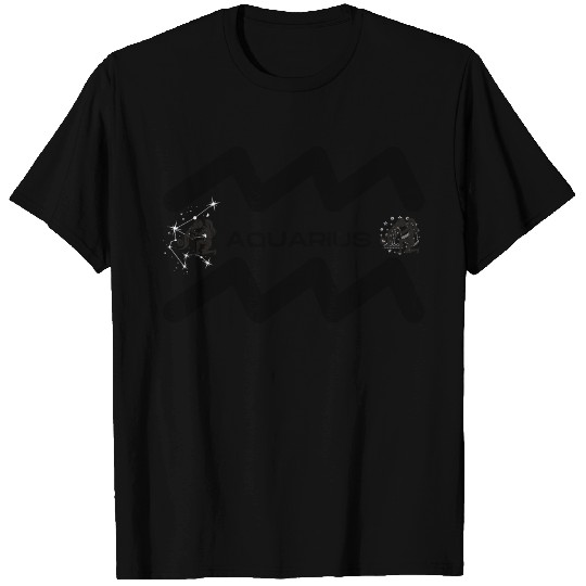 AQUARIUS, Zodiac Signs T Shirts