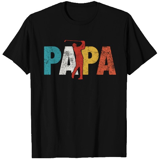 Golf Papa Golfer Father Father s Day T Shirts