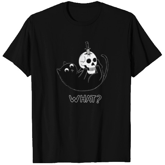 Cat Skull What T Shirts