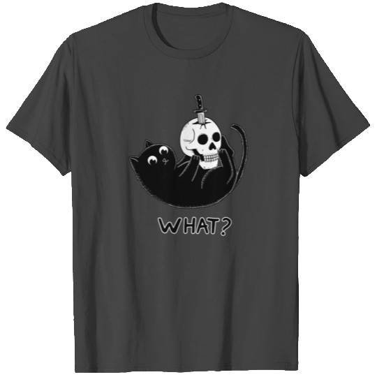Cat Skull What T Shirts