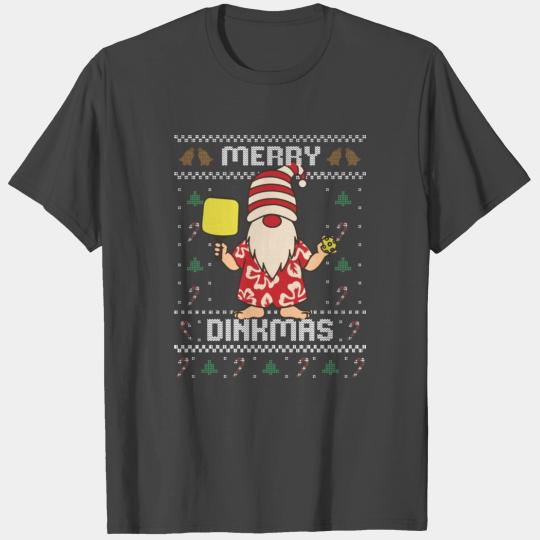 Funny Gnome Funny Pickleball Player Ugly Christmas T Shirts