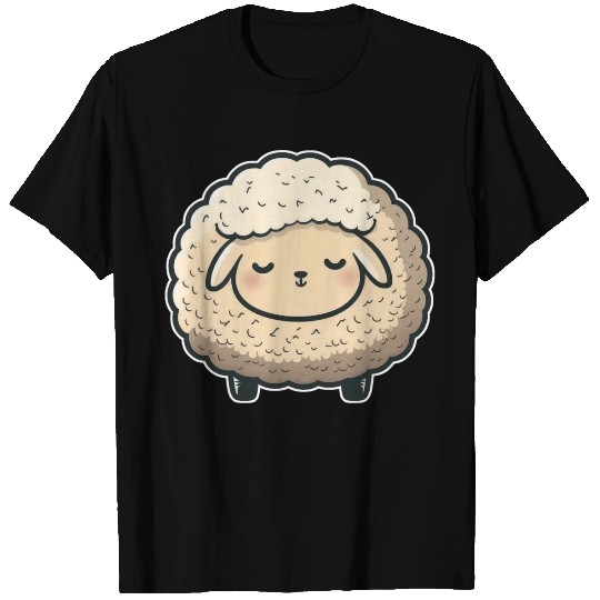 Cute fluffy sheep kid baby easter lamb T Shirts