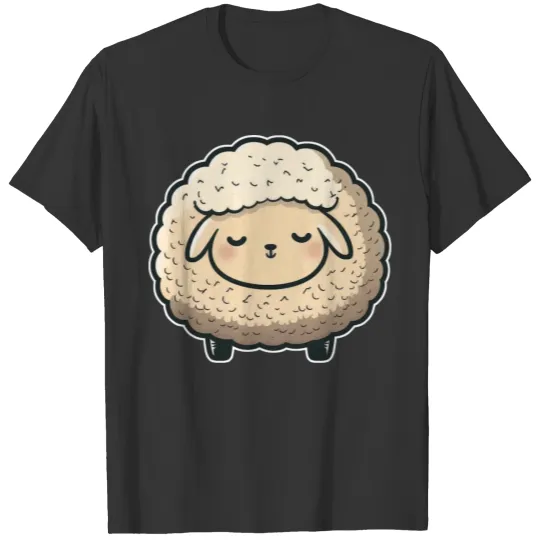 Cute fluffy sheep kid baby easter lamb T Shirts