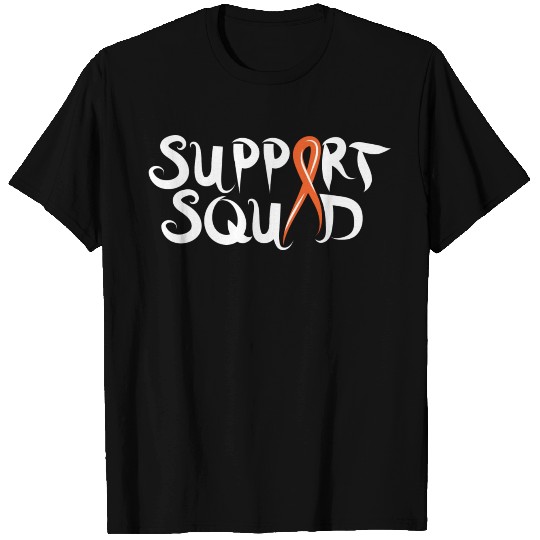 Leukemia Supporters Support Squad T Shirts