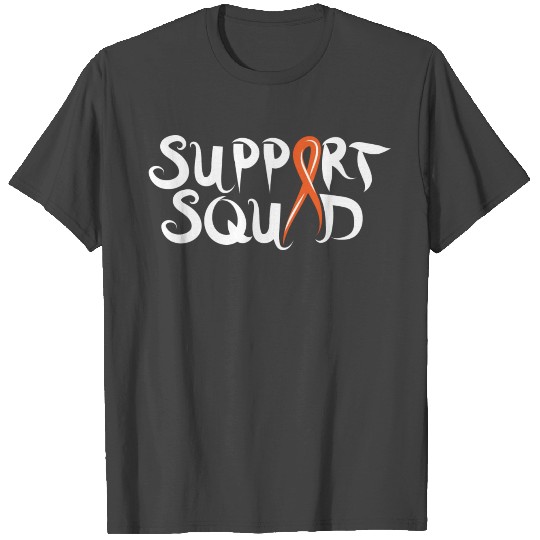 Leukemia Supporters Support Squad T Shirts