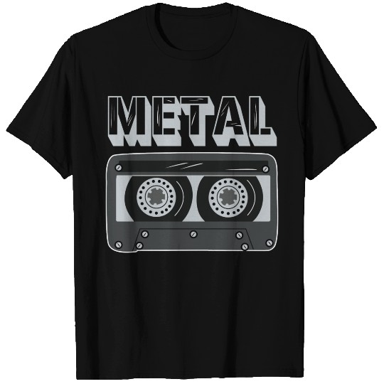 Metal Cassette Radio T Shirts