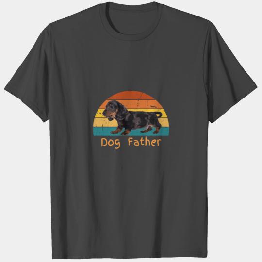 Dog Father Funny Cocker Speniel Dog Graphic Print T Shirts