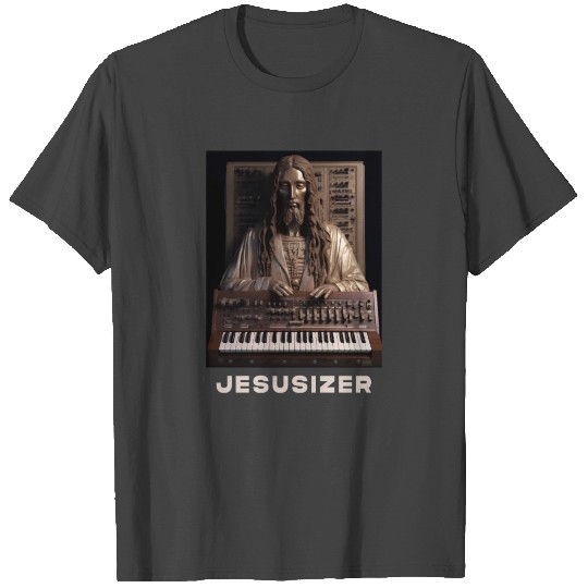 Jesusizer Vintage Jesus Synthesizer Analog Synth T Shirts