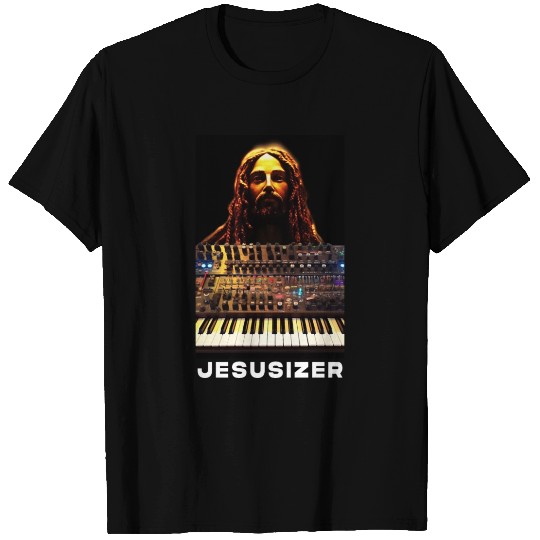 Jesusizer Vintage Jesus Synthesizer Analog Synth T Shirts