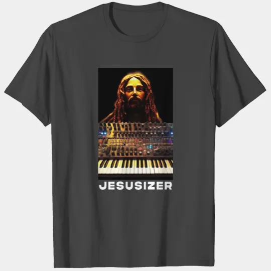 Jesusizer Vintage Jesus Synthesizer Analog Synth T Shirts