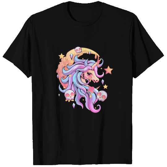 Pastel Goth Unicorn T Shirts