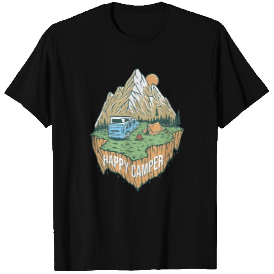 Happy Camper Explore The Nature T Shirts