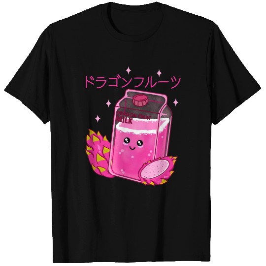 Kawaii Dragon Fruit Milk T Shirts